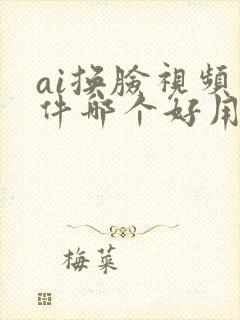 ai换脸视频软件哪个好用