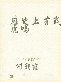 历史上有武松打虎吗