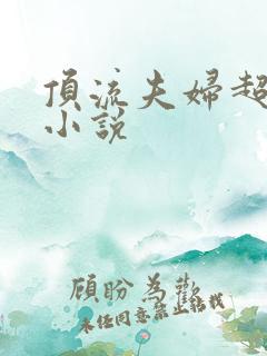 顶流夫妇超甜的小说 顶流夫妇超甜的小说