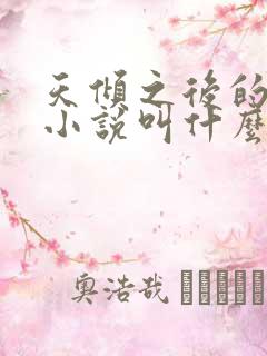 天倾之后的原著小说叫什么