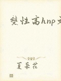 双性高hnp文