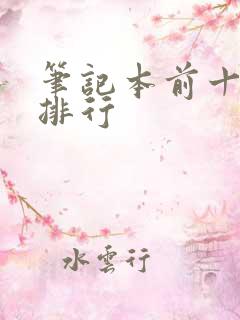 笔记本前十品牌排行 笔记本前十品牌排行