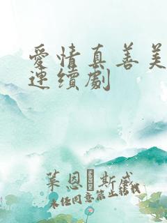 爱情真善美40连续剧