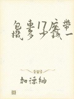 包车17座带司机多少钱一天