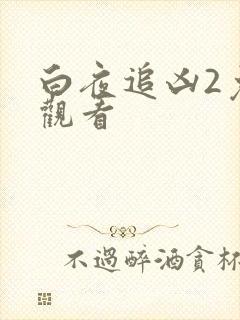 白夜追凶2免费观看