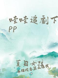 哇哇追剧下载app