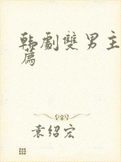 韩剧双男主剧推荐
