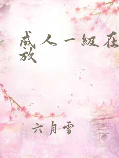 成人一级在线播放