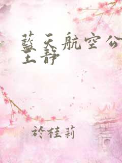 蓝天航空公司免王静