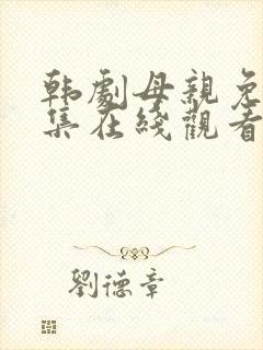 韩剧母亲免费全集在线观看