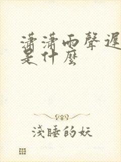 潇潇雨声迟结局是什么