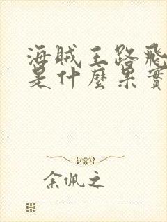 海贼王路飞吃的是什么果实