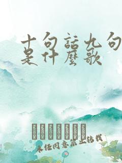 十句话九句是假是什么歌