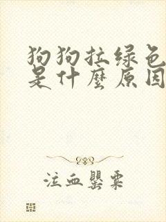 狗狗拉绿色稀便是什么原因