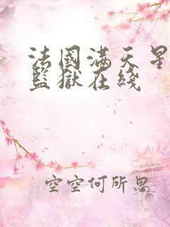 法国满天星高压监狱在线