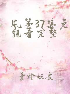 风筝37集免费观看完整