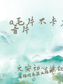 a毛片不卡免费看片
