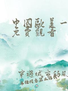 中国欧美一级片免费观看