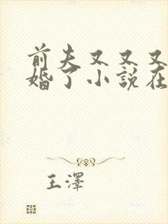 前夫又又又想复婚了小说在线阅读