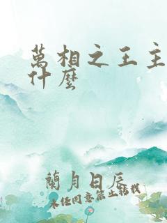 万相之王主要讲什么