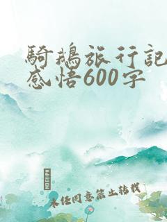 骑鹅旅行记读书感悟600字