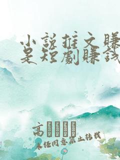 小说推文赚钱还是短剧赚钱 小说推文赚钱还是短剧赚钱