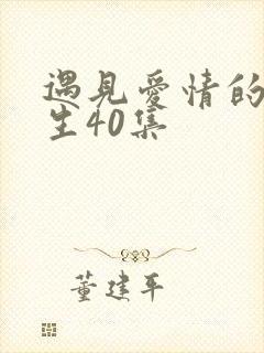 遇见爱情的利先生40集