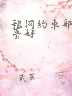 租网约车哪个平台好 租网约车哪个平台好