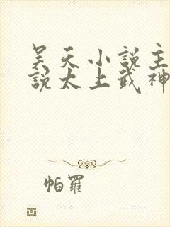 吴天小说主角小说太上武神诀免费阅读