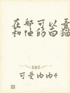 在哪可以看二哈和他的白猫师尊动漫