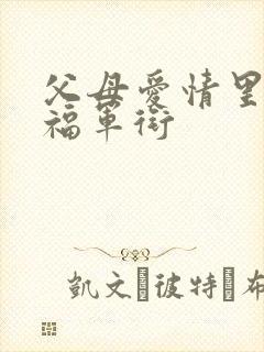 父母爱情里江德福军衔