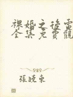 裸婚之后电视剧全集免费观看