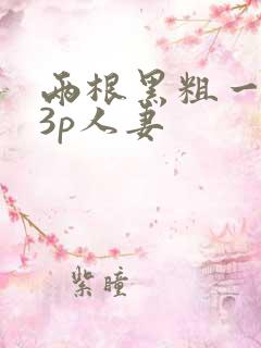 两根黑粗一起进3p人妻