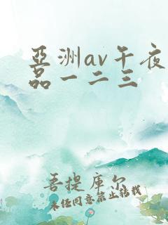 亚洲av午夜精品一二三