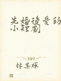 先婚后爱的网络小短剧 先婚后爱的网络小短剧