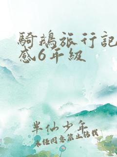 骑鹅旅行记读后感6年级 骑鹅旅行记读后感6年级