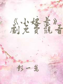 《小娘惹》电视剧免费观看全集