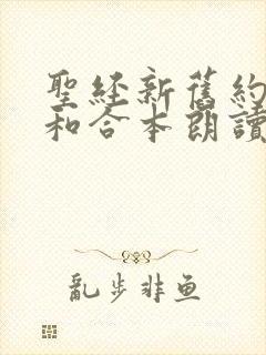 圣经新旧约圣经和合本朗读