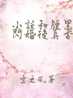 小说和腹黑三叔闪婚后真香了免费阅读 小说和腹黑三叔闪婚后真香了免费阅读
