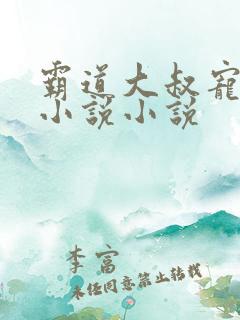 霸道大叔宠甜妻小说小说