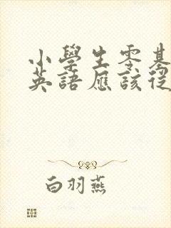 小学生零基础学英语应该从哪里学起