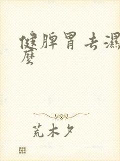健脾胃去湿喝什么