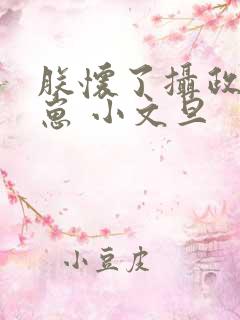 朕怀了摄政王的崽 小文旦