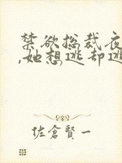禁欲总裁夜夜缠,她想逃却逃不掉祁砚峥在