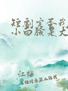 短剧完蛋我养的小白脸是大佬全集