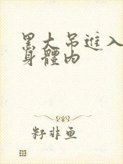 黑大吊进入美女身体内