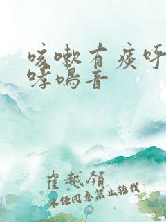 咳嗽有痰呼吸有哮鸣音