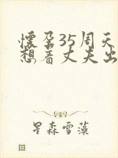 怀孕35周天天想着丈夫出轨的事怎么办
