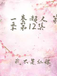 一拳超人 第二季第12集