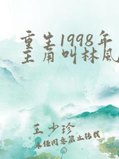 重生1998年主角叫林风的小说